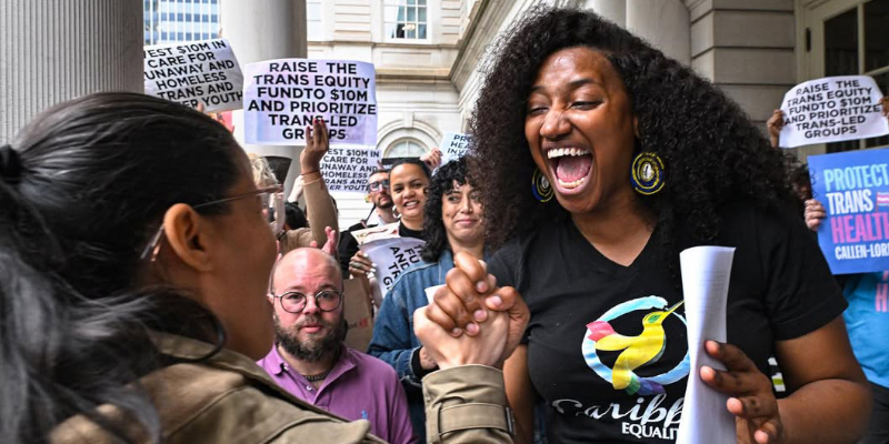 Caribbean Equality Project members celebrating.